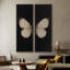 «Vintage Landscape Wall Art», ensemble de 2 toiles encadrées 20 x 60 pouces-1603135168