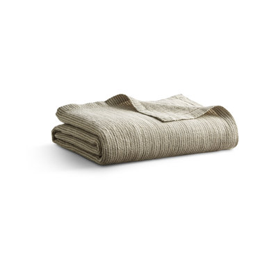 Marais Linen Throw in Beige
