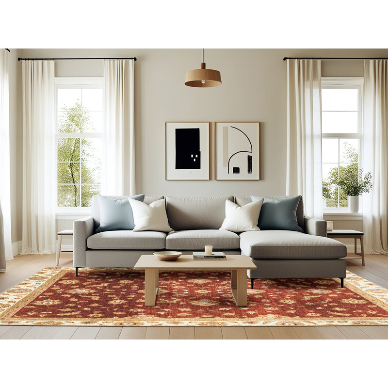 12 - Tapis abstrait moderne 3347, Rectangle 6 pi x 9 pi