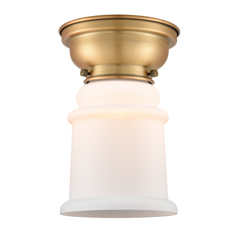 Plafonnier encastré 1 lumière 6,25 "Heim, Blanc mat, DEL