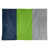 Bleu minuit / vert aurore / gris clair de lune