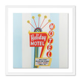 Holiday Motel Print by Erica Hauser