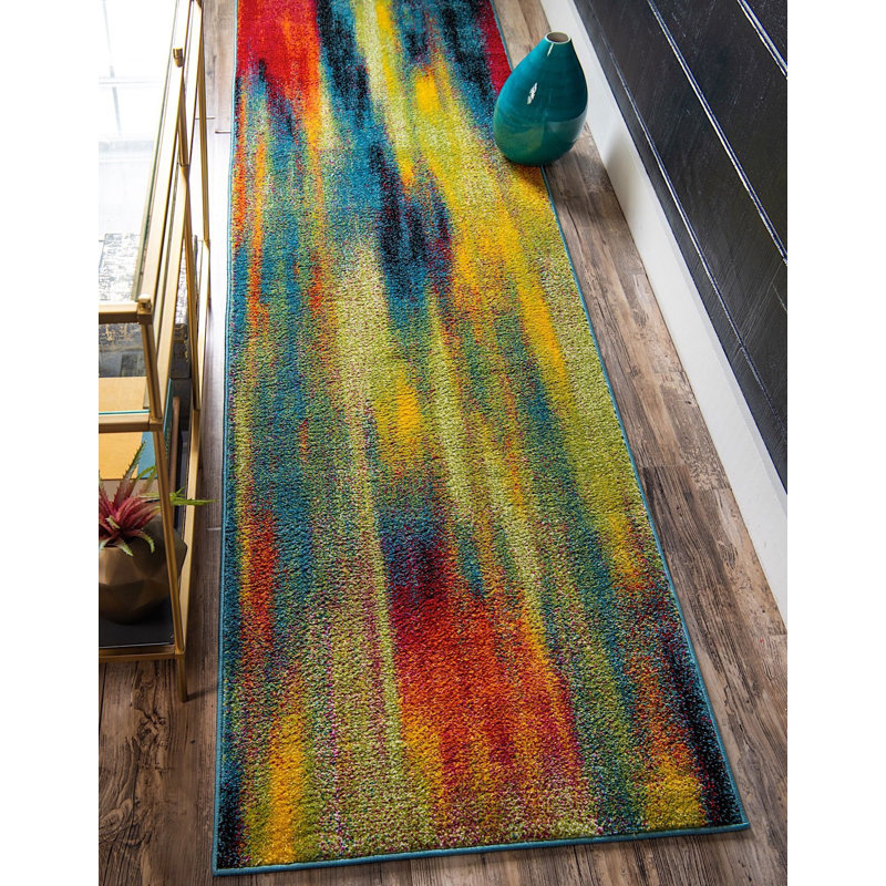 Tanguay Abstract Indoor Rug, Runner 2' x 6'