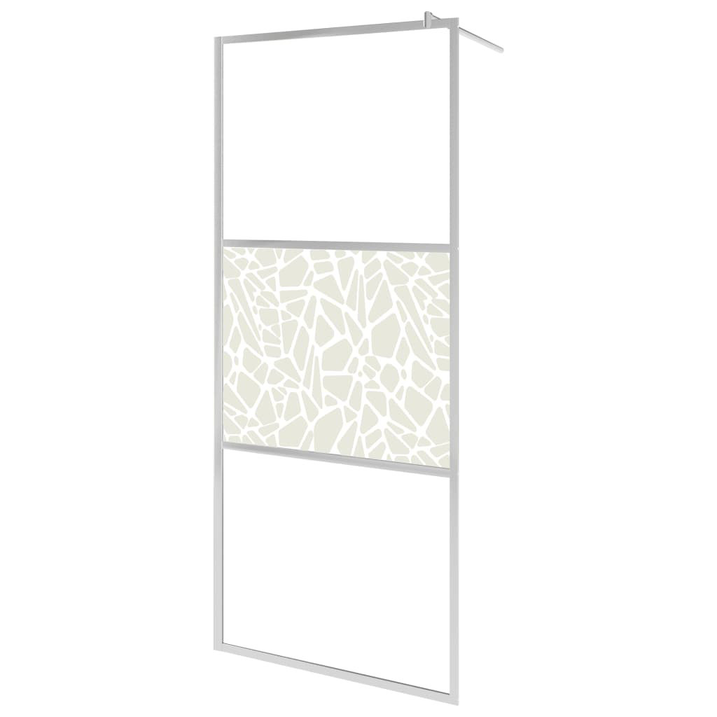 Rosati Semi-Frameless Fibreglass Hinged Shower Door