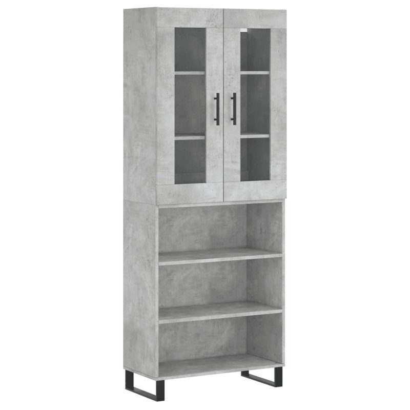 69.5cm Sideboard, Concrete Grey