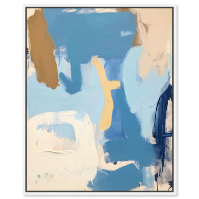 «Sky and Sunlight Canvas Modern Blue Abstract» par Art Remedy