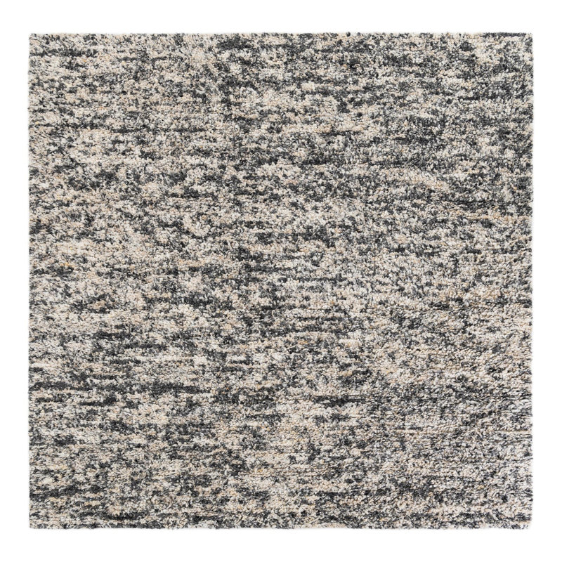 Yanaliz Hand Loomed Wool Indoor Rug, Square 10'