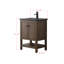 Chazden 24" Herringbone Design Single Bathroom Vanity with Ceramic Top-444019684