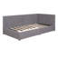 Lit de jour rembourré avec 2 tiroirs de rangement, structure de canapé-lit simple, aucun sommier nécessaire, tissu en lin-237817942