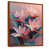 Toile avec cadre flottant brun