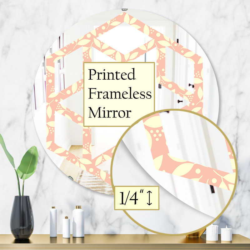 Miroir mural Hexagon Star, H 31,5 po x l po