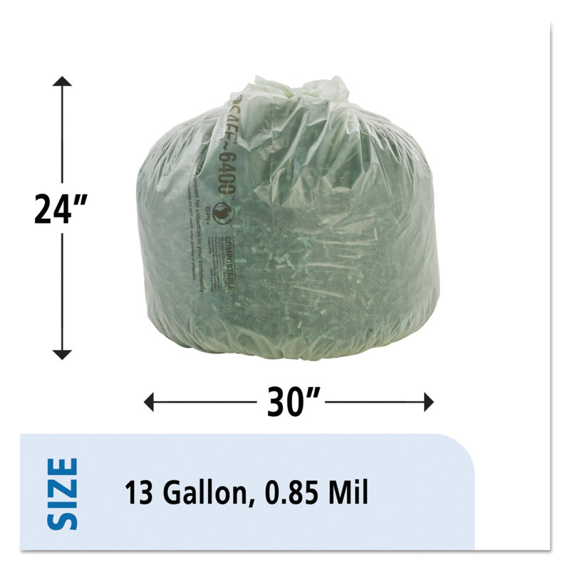 Sacs à compost stout ecosafe-6400 13 gal.