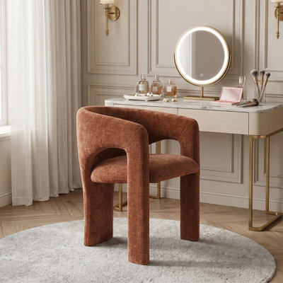 Tabouret de coiffeuse moderne avec accoudoirs