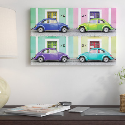 ¡Viva Mexico! Series: Four VW Beetle Cars by Philippe Hugonnard - Photograph
