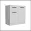 Commode Orleans à 2 portes et tiroir simple, blanc-1660668450