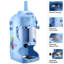 Machine à glace pilée - Puissant rasoir à glace électrique de 250 W 210 lb / h avec lame 1420RMP - Machine à broyer les glaçons par Great Northern Popcorn (bleu)-97549387