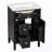 Freestanding Vanity With Drawers&Adjustable Shelf-1931742717