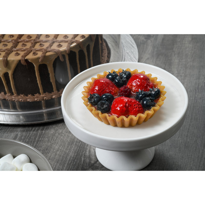 Petit ensemble de support à gâteaux 4 pièces en porcelaine Laux