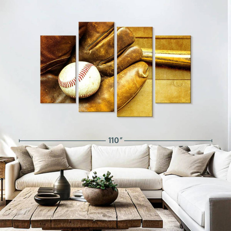 Baseball old gear Sireci, H 54 po x l 84 po