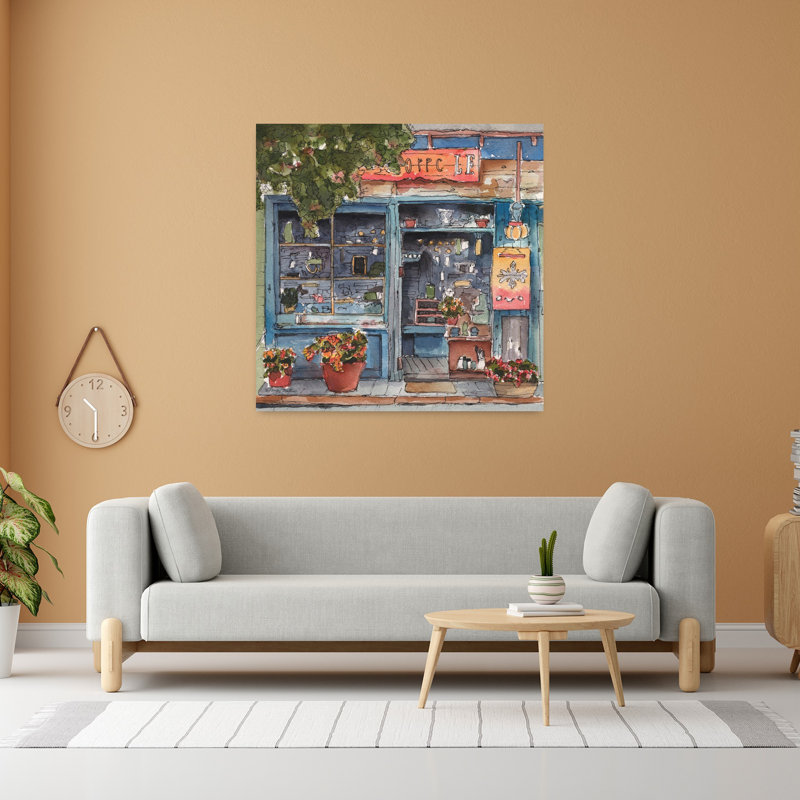 Art contemporain avec fleuriste contemporain, H 48 po x l 48 po