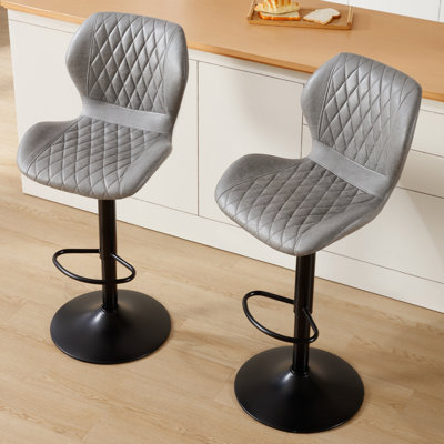 Tabouret de bar pivotant à hauteur réglable