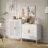 Metal Storage Cabinet with 2 Doors and 2 Adjustable Shelves, Steel Lockable Garage Storage-675556348
