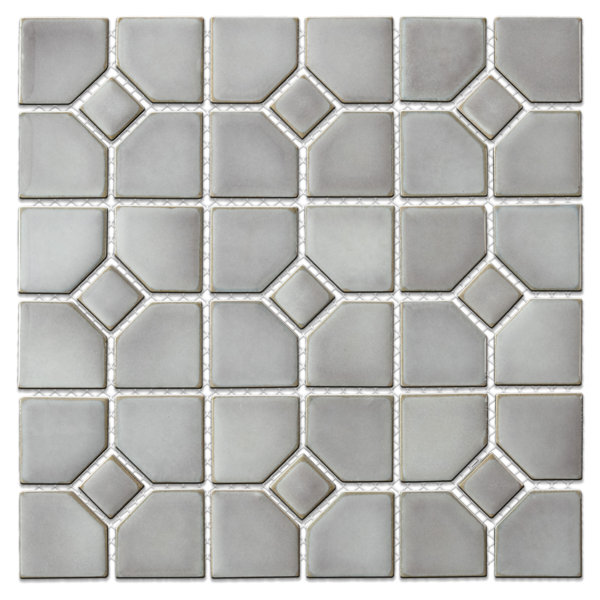 Hudson Oxford 11-3/8 In. X 11-3/8 In. Porcelain Mosaic Tile