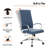 Mulkey High-Back Leather Executive Office Chair – Adjustable Swivel Desk Chair for Computer, Conference, or Home Office Use-714404527