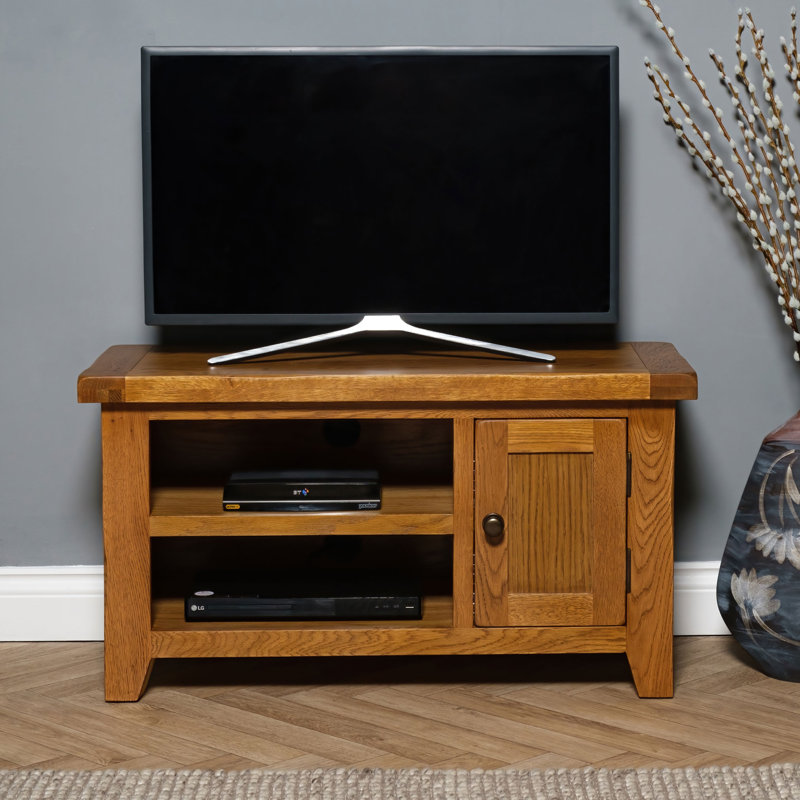 Gilkes Unfinished TV Stand for TVs up to 40", Brown