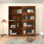 Armoire de rangement pour livres avec tablettes et portes basses en verre de conception moderne