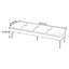 Banc rembourré en cuir Odilio Match-1002789614