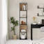 Irina 179cm H x 36cm W Metal Bookcase
