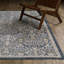 Tapis bleu marine / doré Goulart-1803075086