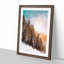 Sunrise over the Forest in Abstract - Picture Frame Graphic Art Print-55724089-55724090