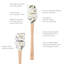 Spatulart® Herbs & Spices Wood Handled Spatula