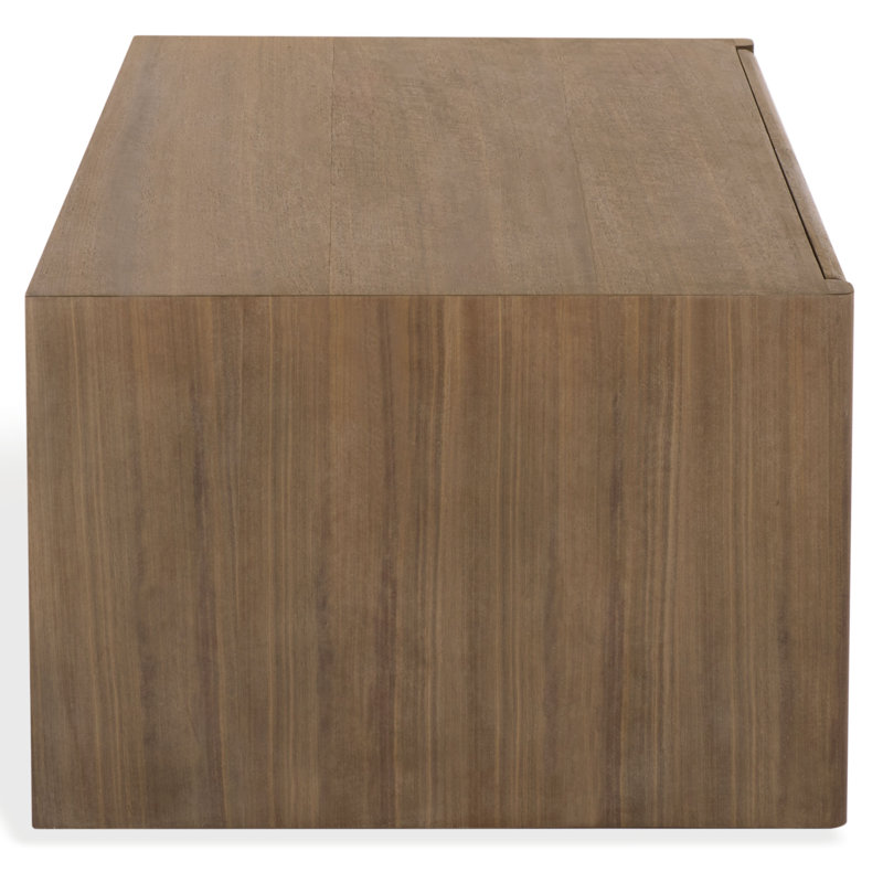 Table basse à 2 tiroirs Wynnrosa, Noyer