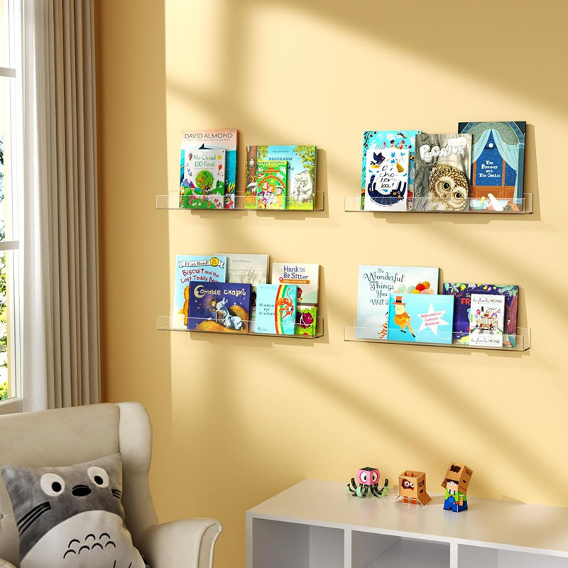 Ensemble de 2 tablettes flottantes en acrylique pour enfants