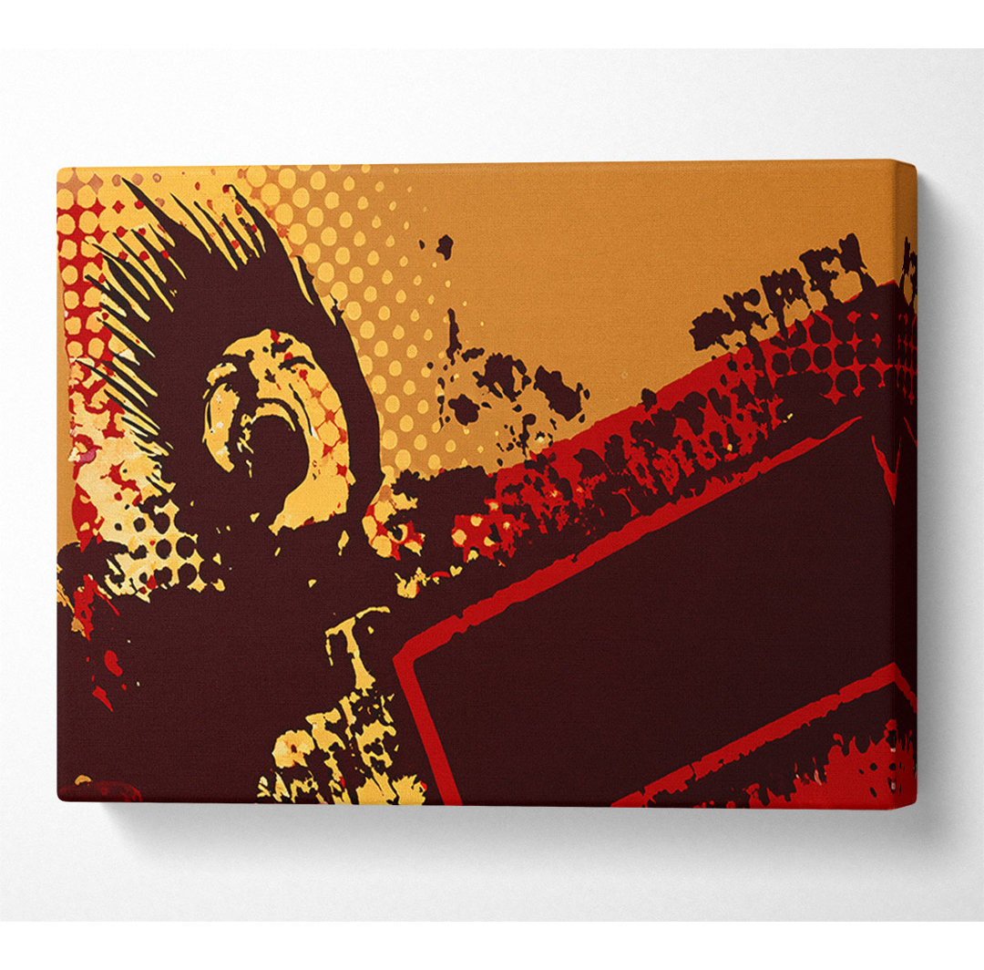 Scream Delight - Kunstdrucke auf Leinwand - Wrapped Canvas