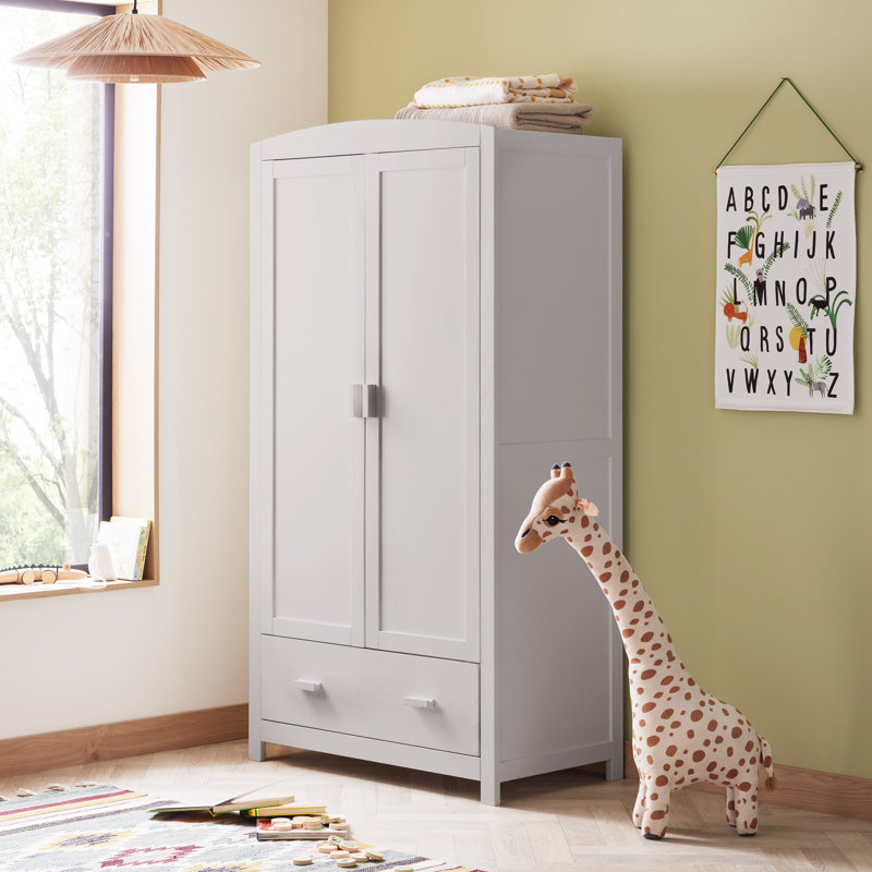 Universal 2 Door Wardrobe, Grey