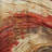 Red Gold Fusion Spiral - Modern Curtain - Velvet Room Darkening - 1 Panel-107826238