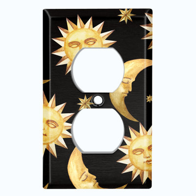 Landscape & Nature Themed 3 - Gang Toggle Light Switch Standard Wall Plate