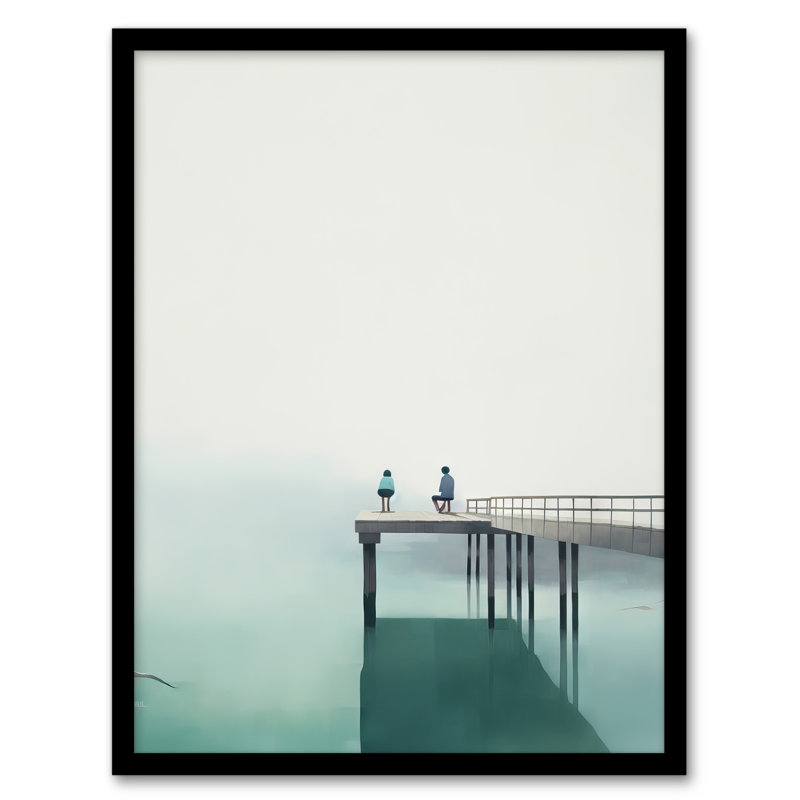 Melakhi The End Of The Pier by Amy Denver - Single Picture Frame Print
