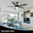 Goriun 52 Pull Chain Ceiling Fan