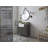 Adeline 36'' Single Bathroom Vanity with Carrara Marble Top-1871225115