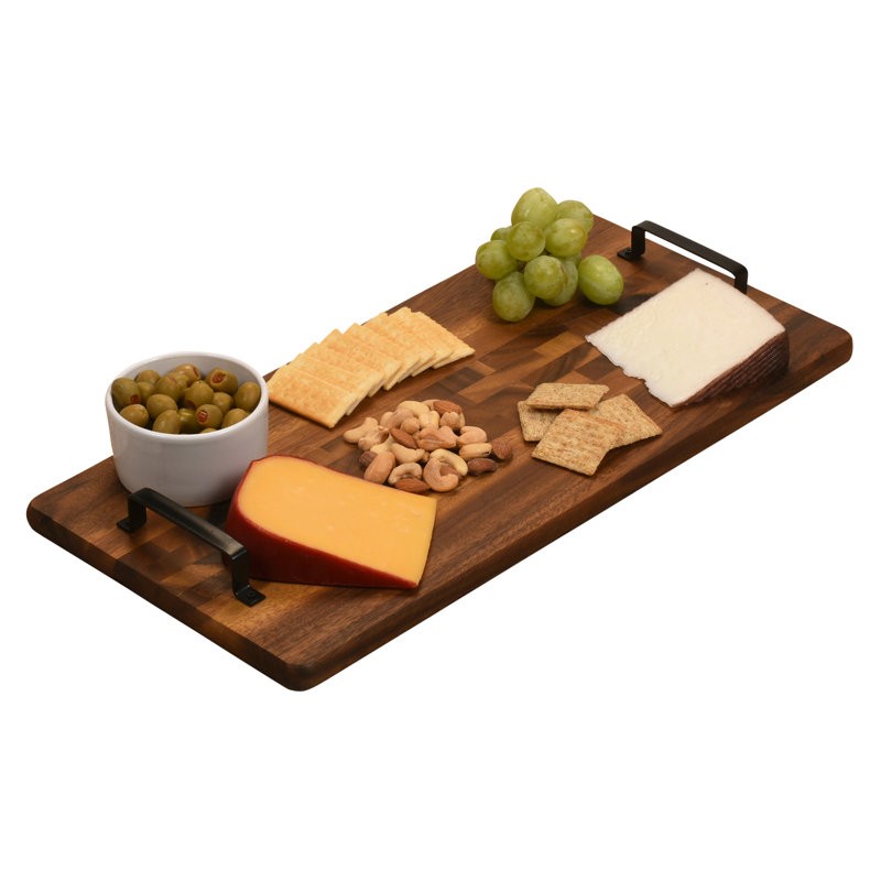 Jaiman Solid Wood Tray, 0.75" H x 20" W x 10" D