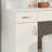 White, Vanity Table With Light And Mirror, Built-In Power Outlet + Multi-Layer Storage Shelves, Bedroom Dressing And Storage Integrated Vanity Table.