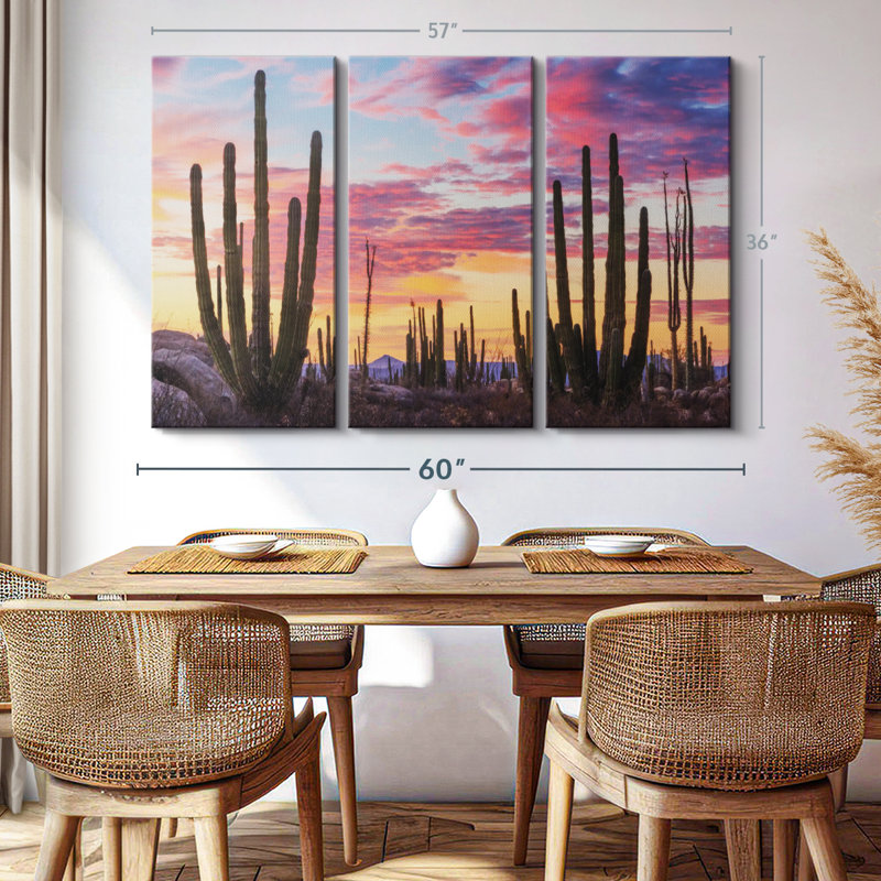 Impression sur toile Baja California Sunrise, H 36 po x l 57 po x P 1,25 po