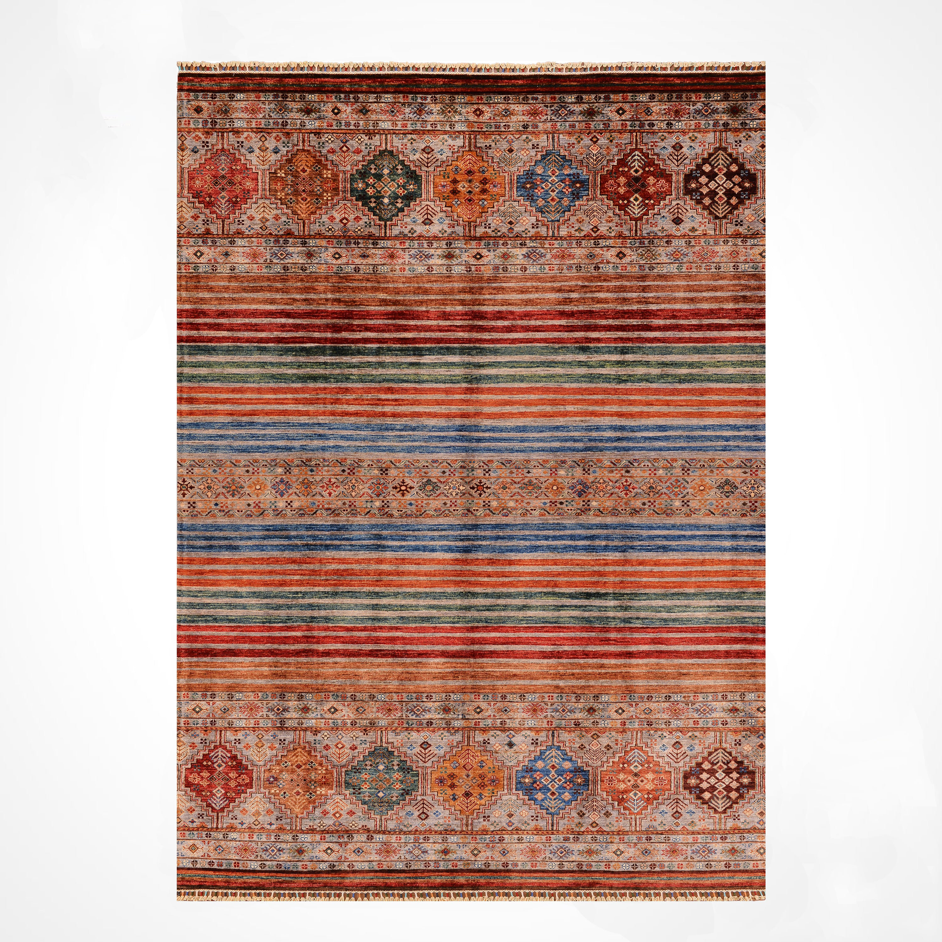Bloomsbury Market Original Hand Knotted Traditional Pattern Multi Color ...