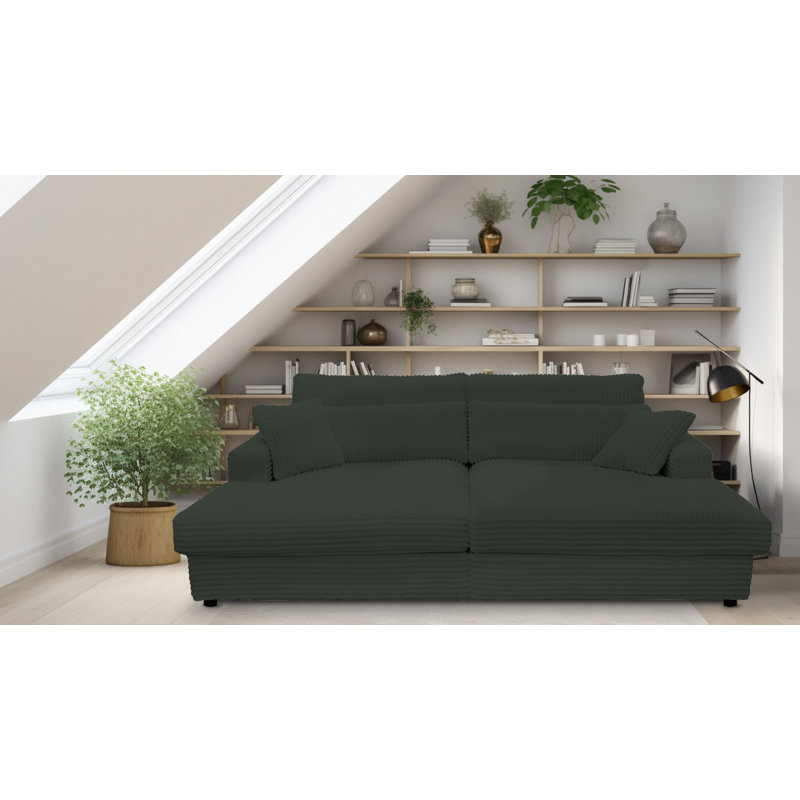 Rishabh Sleeper Sofa, Green