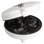 CucinaPro 2.5 in. Novelty Round Non Stick Rotating Double Standard Waffle Maker Waffle Maker